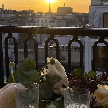 Eiffel & Sacre Coeur View - Marais Design Apartmán Paříž